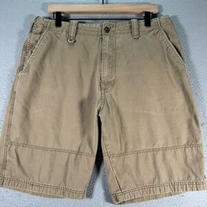 Vintage Billabong Chino Shorts Mens 34 Brown Adjustable‎ Skate Surf Beach Y2K